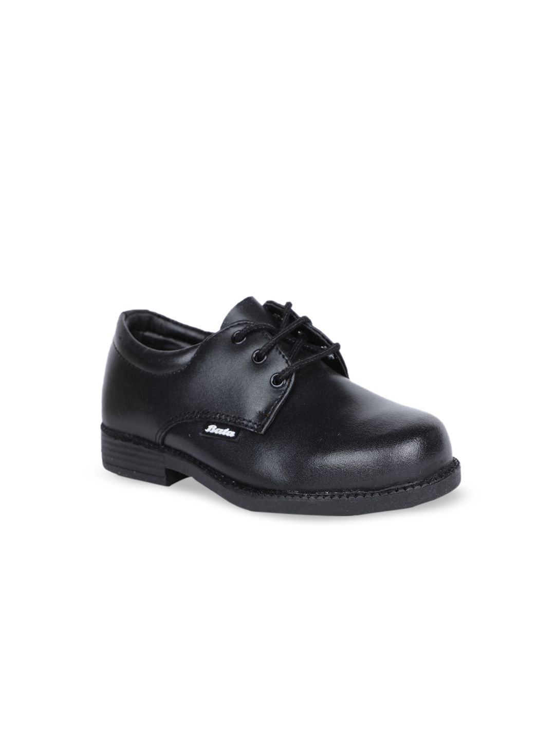 Bata Boys Black Leather Derbys-picture-26