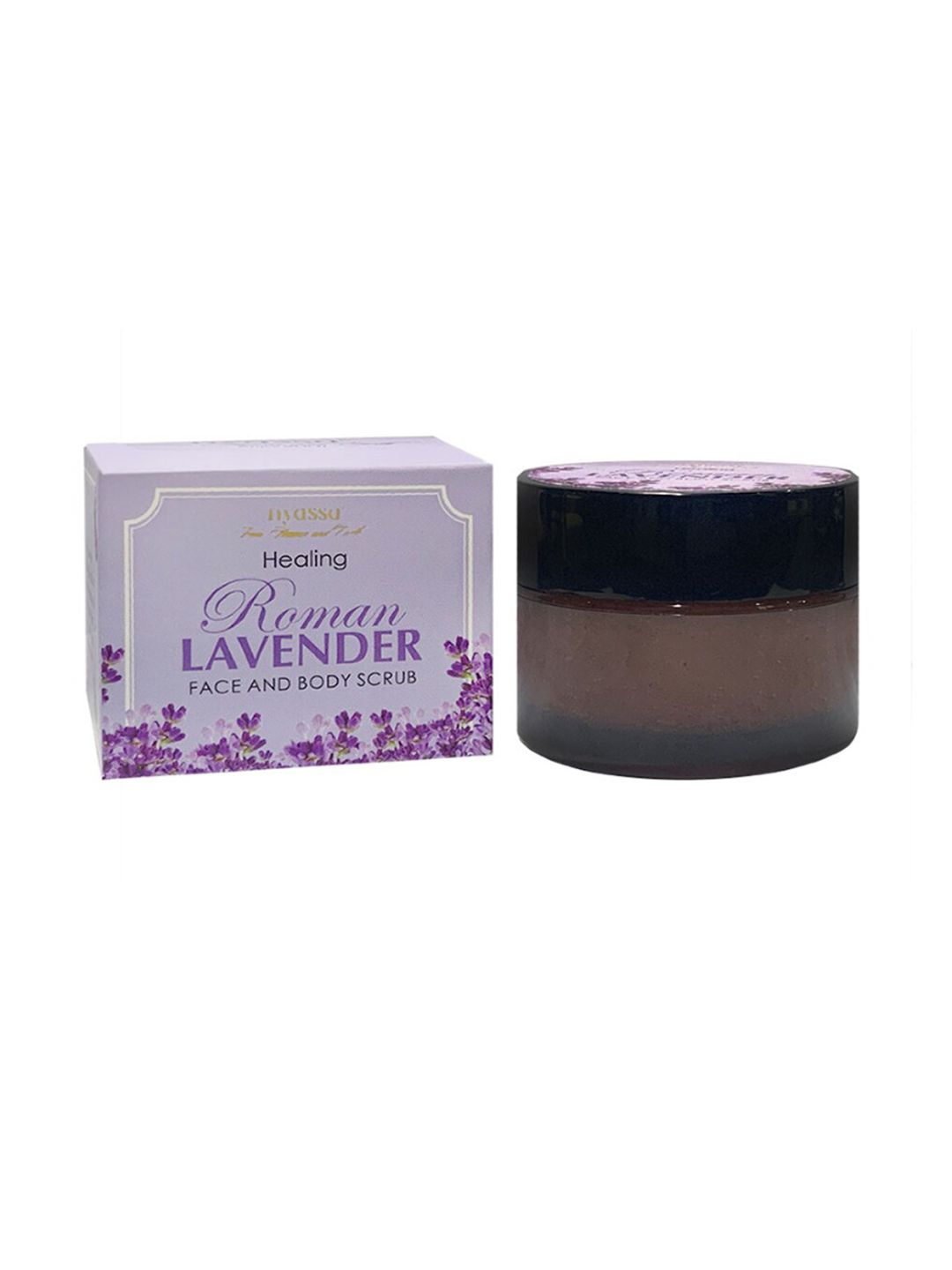 Nyassa Healing Roman Lavender Face & Body Scrub - 35 g-image-15