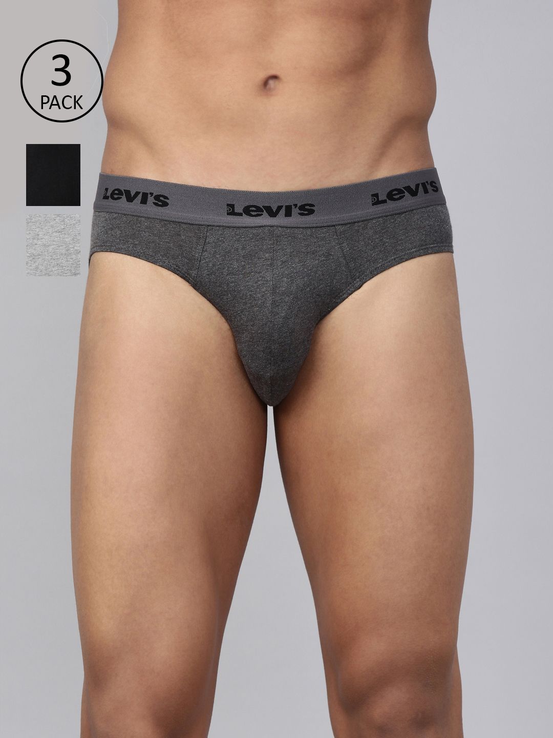 Levis Pack of 3 Smartskin Technology Neo Briefs with Tag Free Comfort #009-picture-37