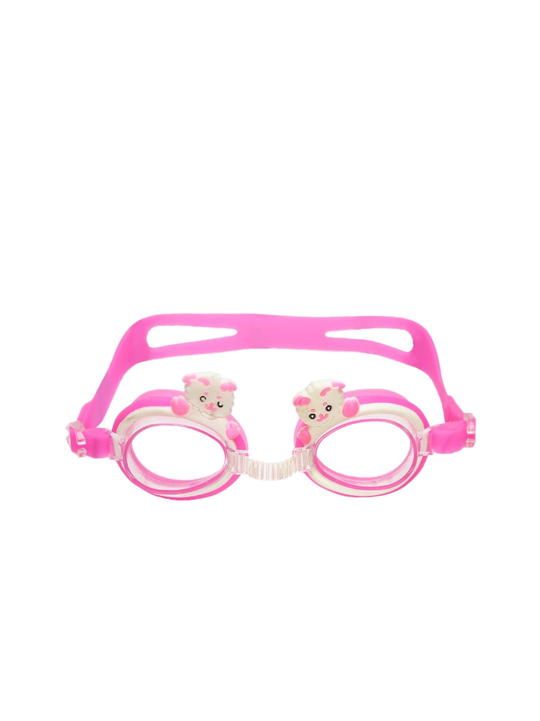 CUKOO Women Pink Solid Comfort-Fit Swimming Goggles-image-41