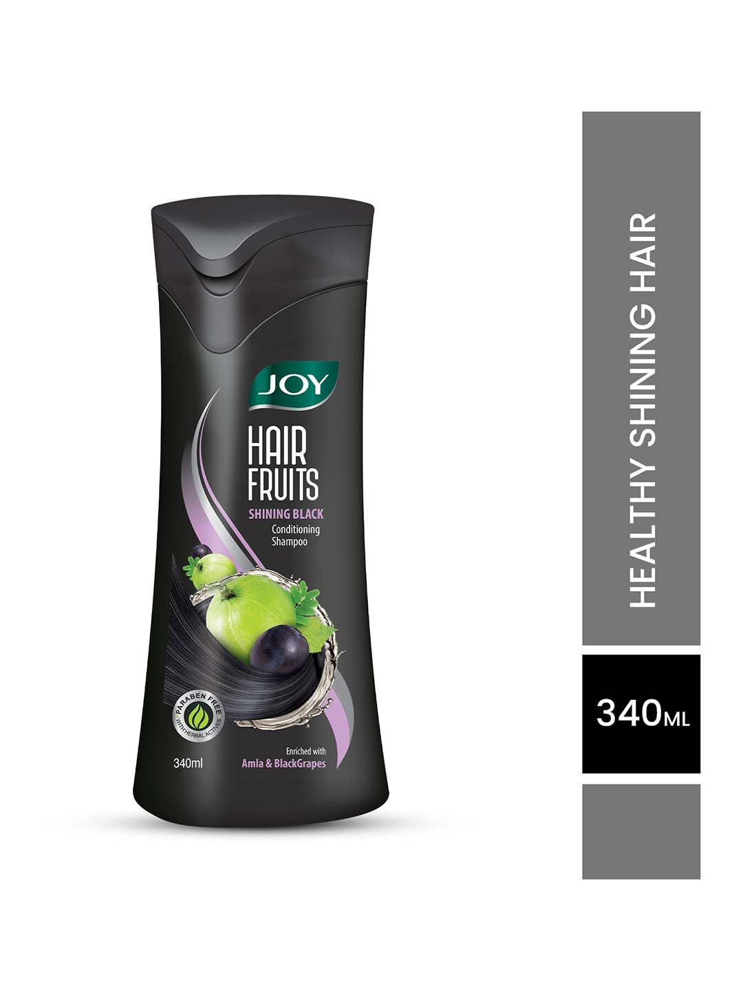 JOY Hair Fruits Shining Black Conditioning Shampoo with Amla & Black Grapes - 340 ml-image-21