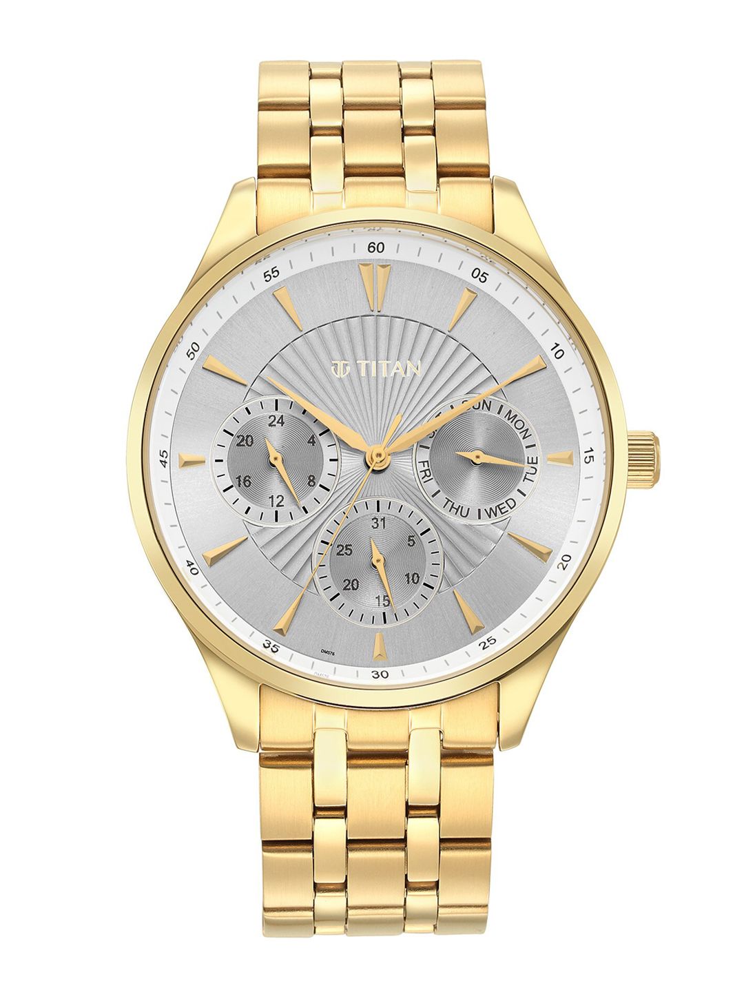 Titan Men Green Dial & Stainless Steel Bracelet Style Straps Analogue Watch 90127YM04-picture-31