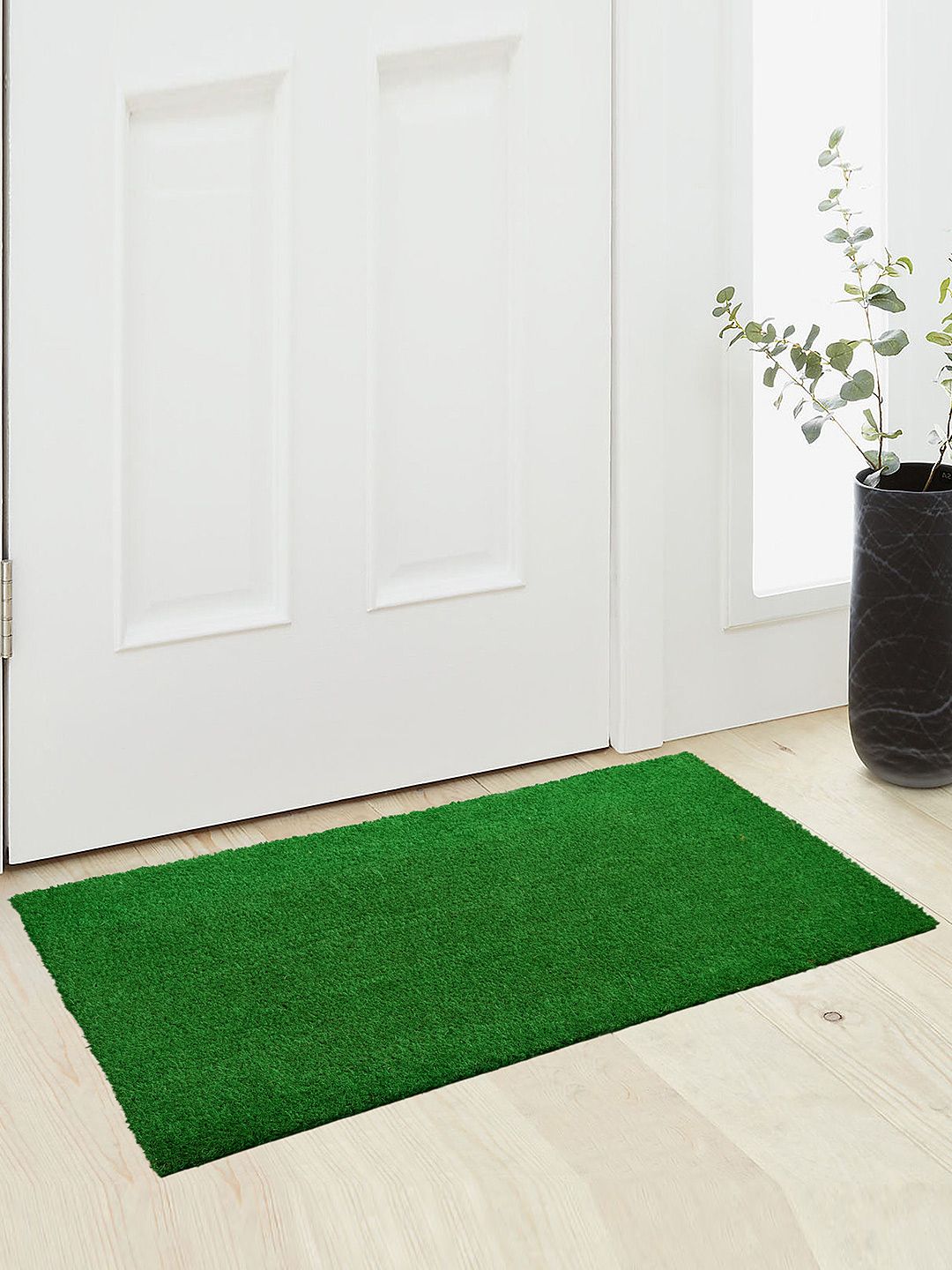 Saral Home Green Rectangular Anti-Skid Coir Doormat-picture-31