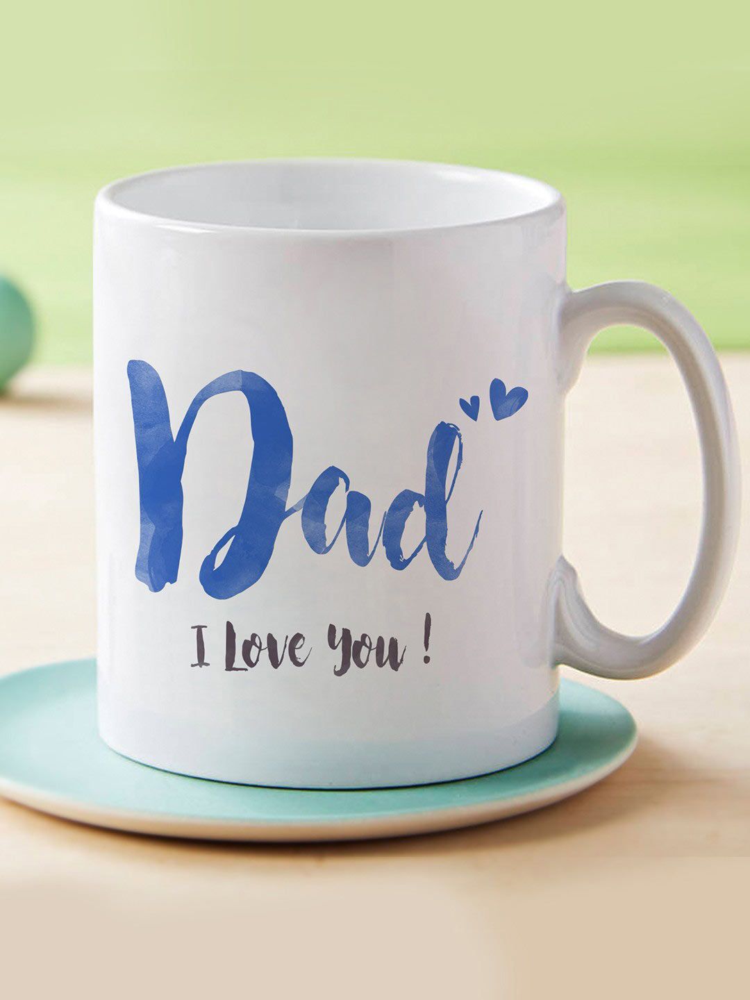 TIED RIBBONS White & Beige Fathers Day Gift Printed Coffee Mug-image-37
