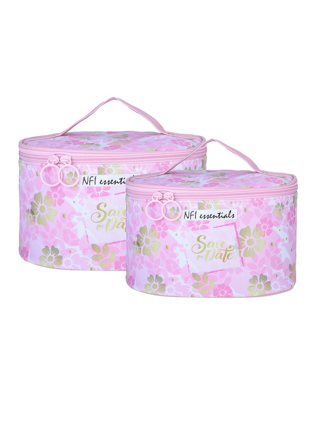 NFI essentials Pink Printed 
Vanity Organisers-picture-19