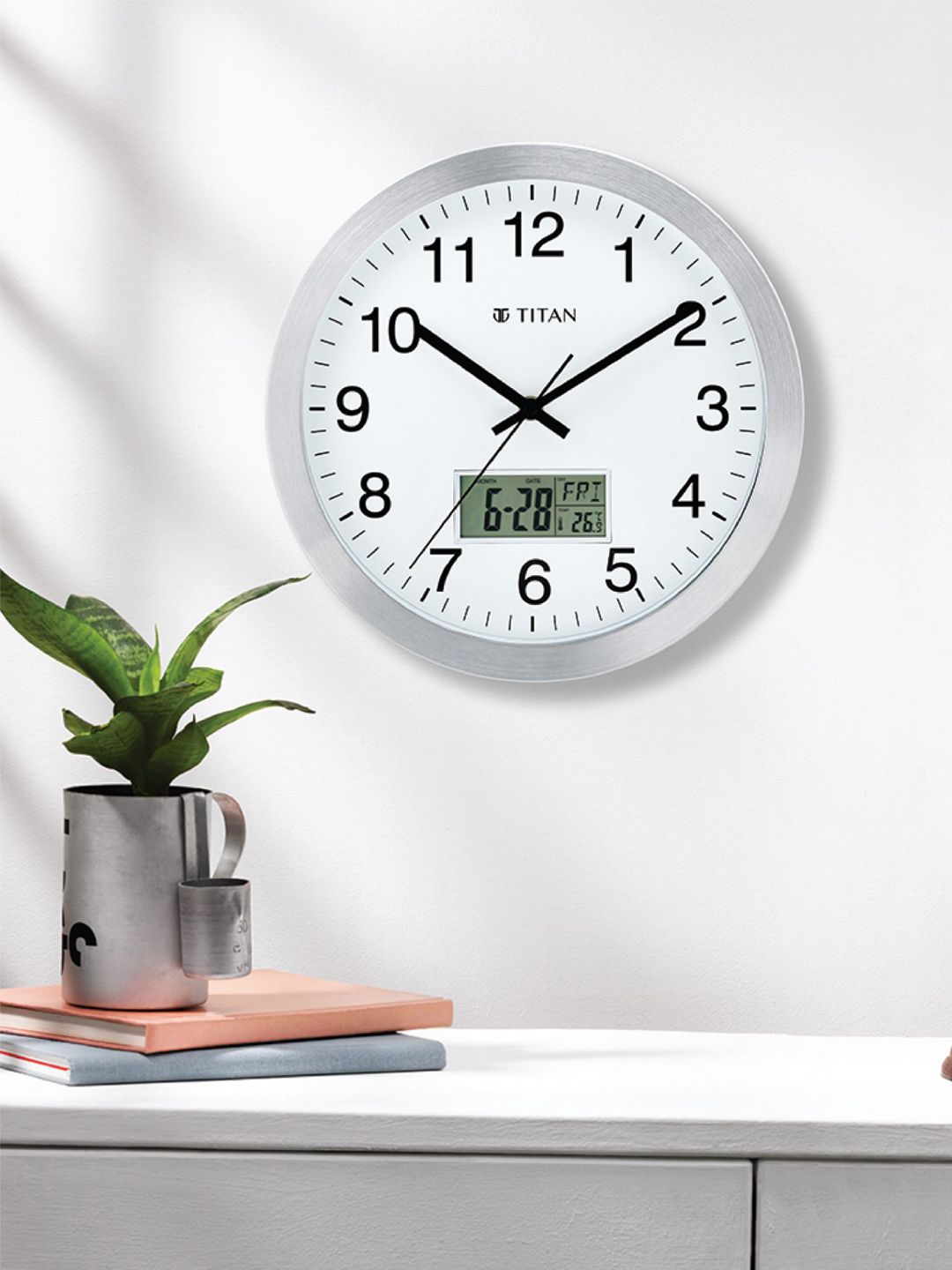 Titan Steel Contemporary Wall Clock-picture-51