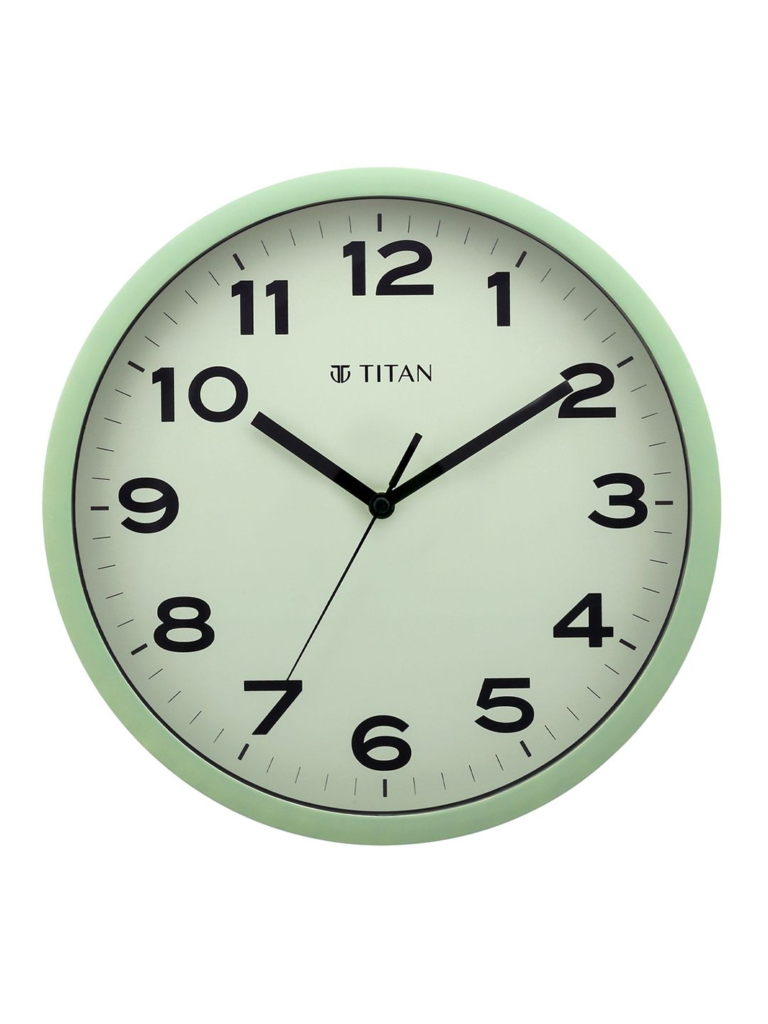 Titan Green Solid Contemporary Analogue Wall Clock-image-40