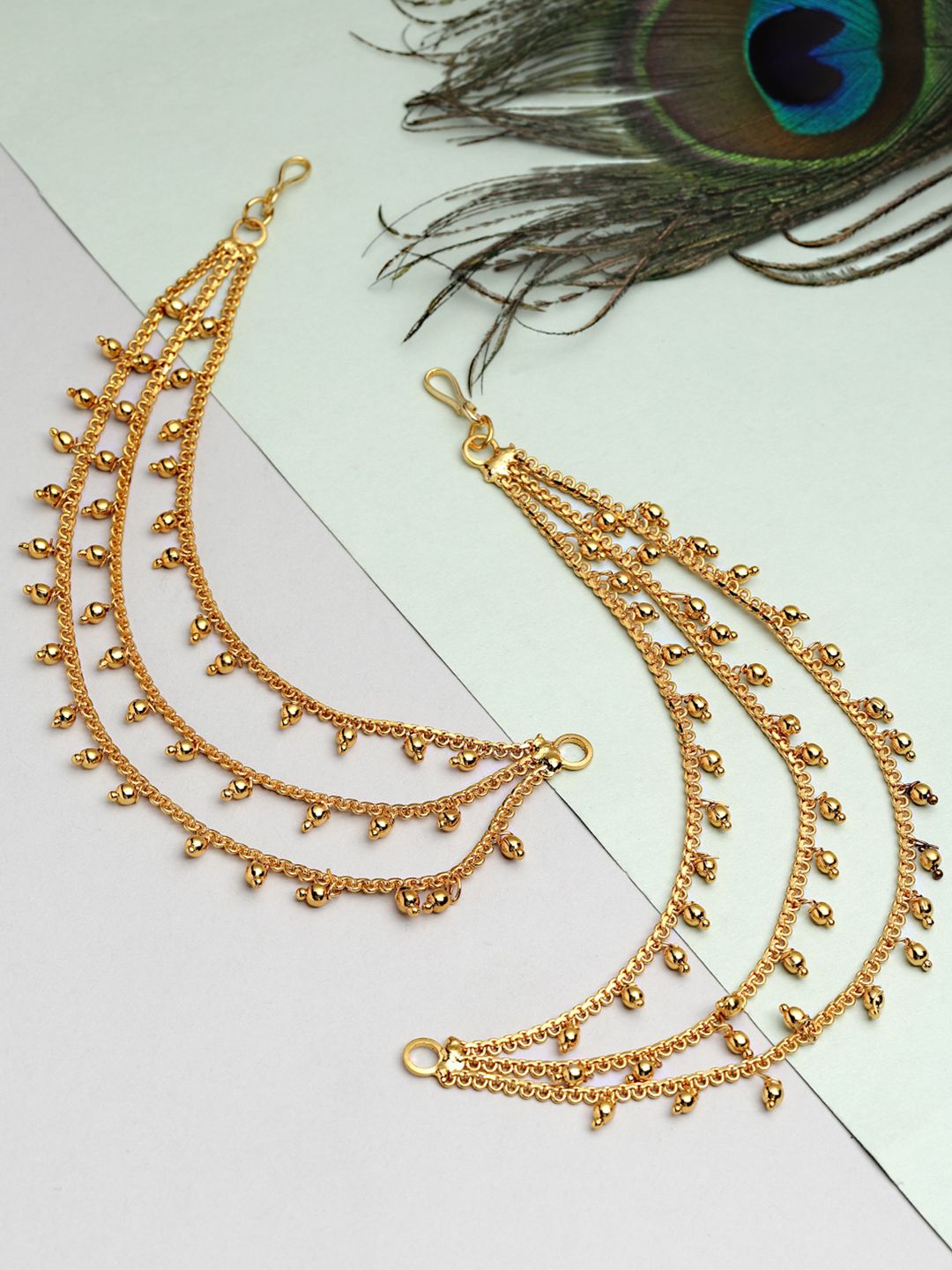 ZENEME ZENEME Gold Plated Classic Earchain