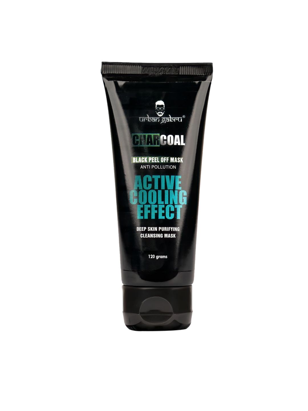 URBANGABRU Charcoal Anti Pollution Peel Off Mask with Active Cooling Effect - 120 g