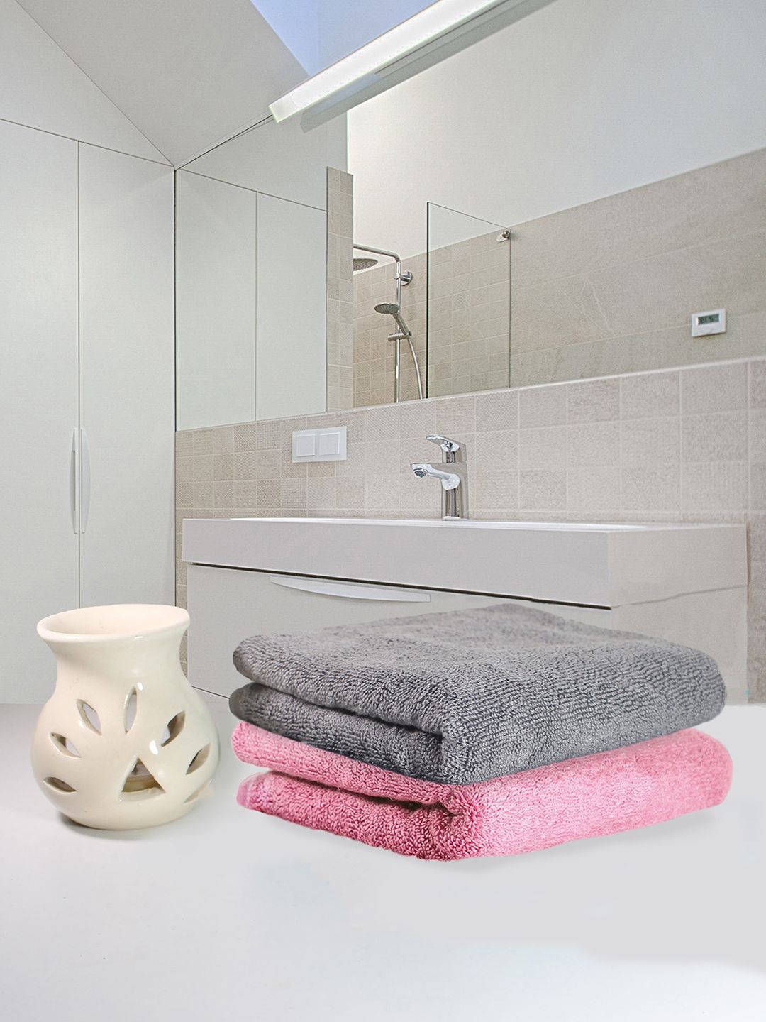 HEELIUM Unisex Super Soft & Quick Absorbent 600 GSM Bamboo Hand Towel-picture-10