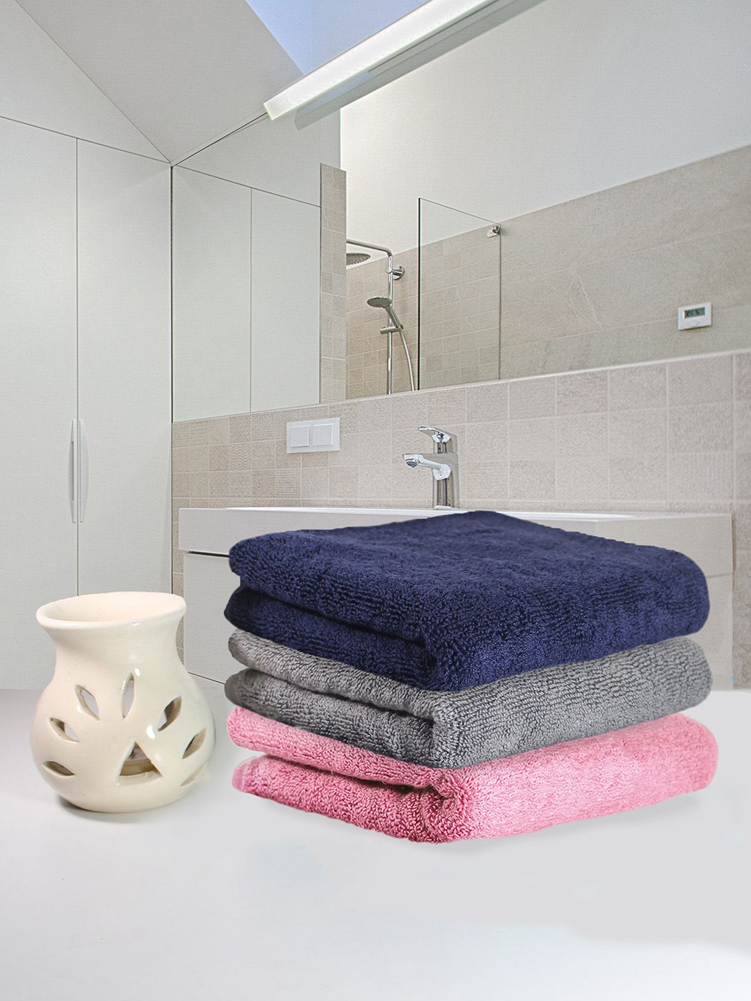 Heelium Unisex Super Soft & Quick Absorbent 600 GSM Bamboo Hand Towel-picture-46