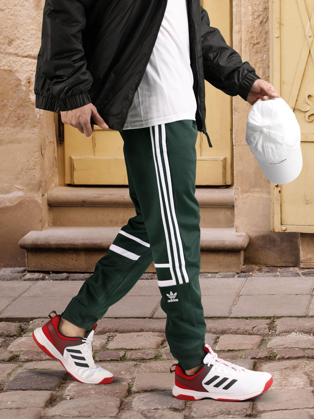 ADIDAS Originals Men Green Challenger Joggers-picture-13