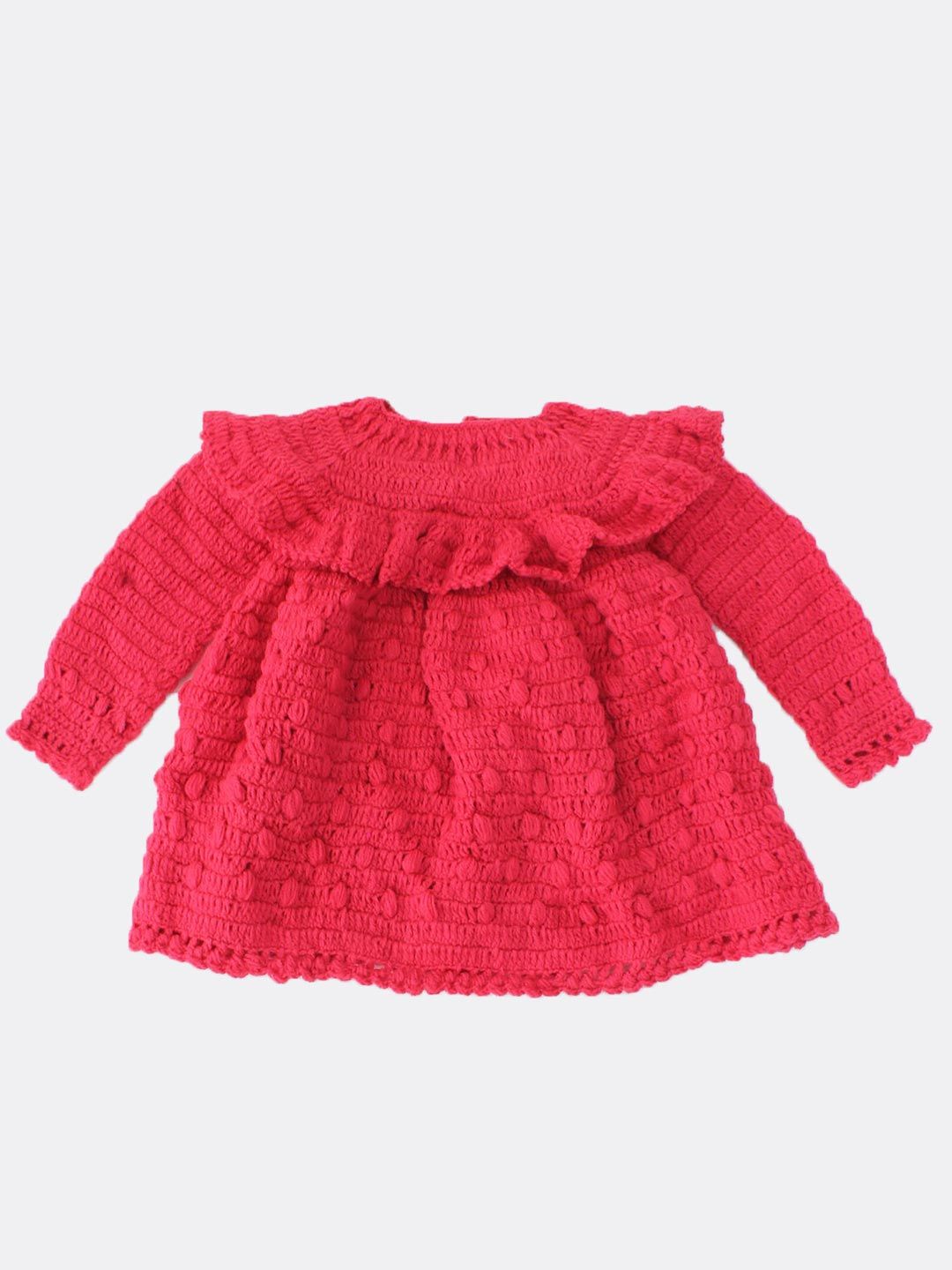 Woonie Unisex Kids Yellow Floral Pullover with Embroidered Detail-picture-30