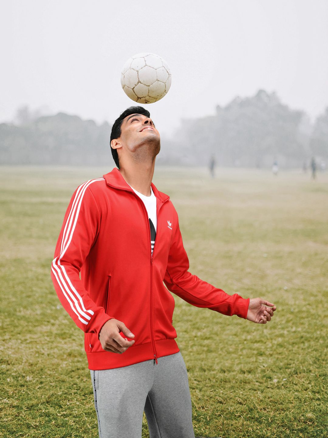 ADIDAS Originals Men Red BECKENBAUER Solid Sporty Jacket-image-31