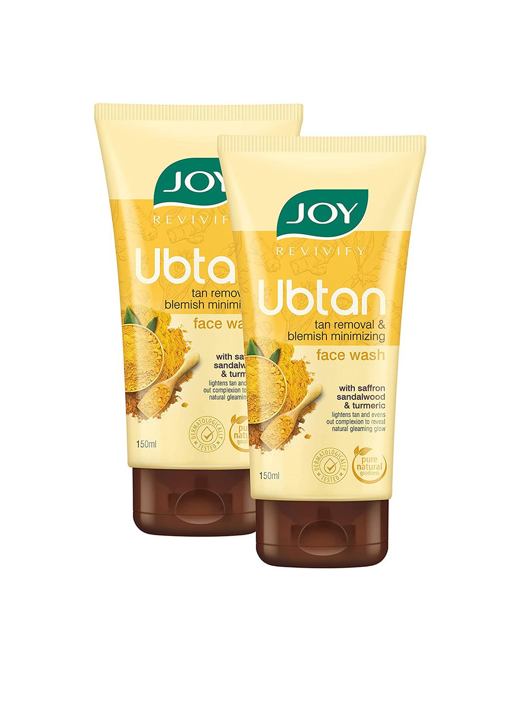 JOY Set of 2 Tan Removal Ubtan Face Wash For Bright & Glowing Skin - 100ml Each-image-43