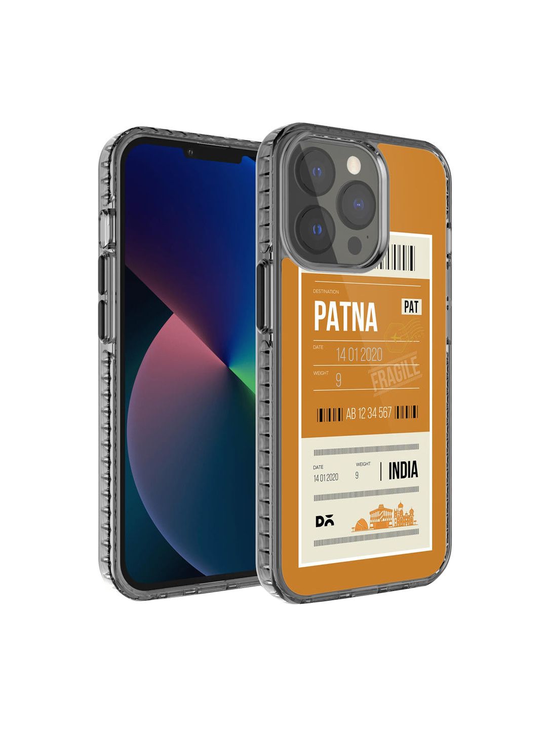 DailyObjects Yellow & White Printed Patna City iPhone 13 PRO Phone Case-image-10