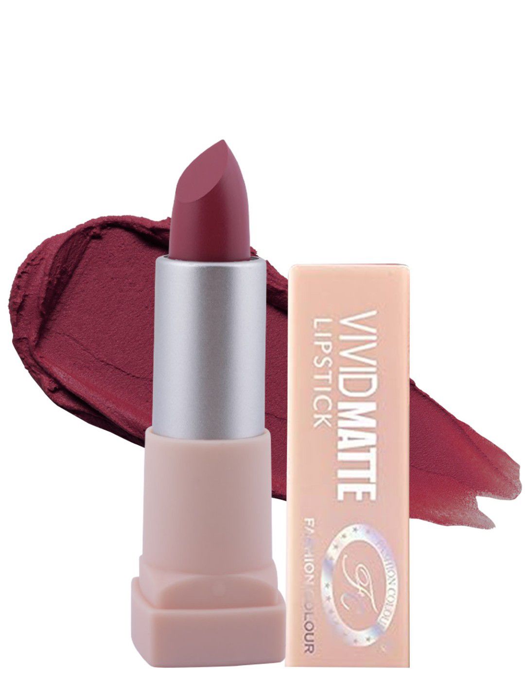 Fashion Colour Women Nude Pink Vivid Matte Lipstick 3.8 g - Red Bean 04-image-28