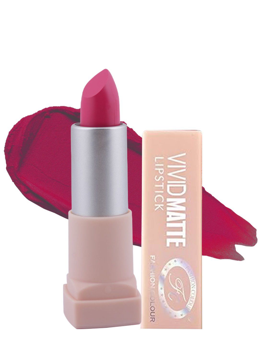 Fashion Colour Women Light Violet Vivid Matte Lipstick 3.8 g - Light Violet 15-image-3