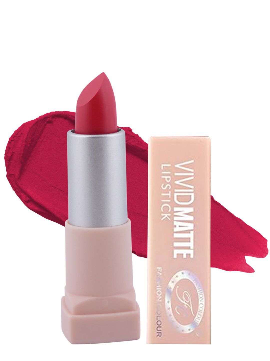 Fashion Colour Women Red Vivid Matte Velvet Texture Lipstick - Red Rose 19-picture-11
