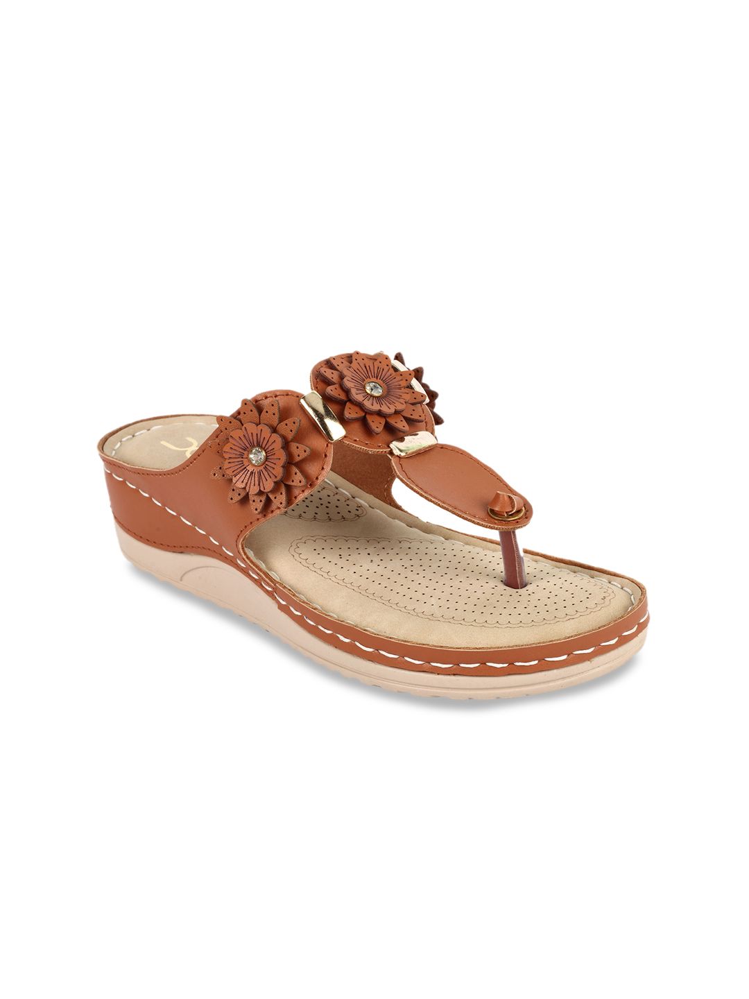 XE Looks Women Tan Flats-picture-16