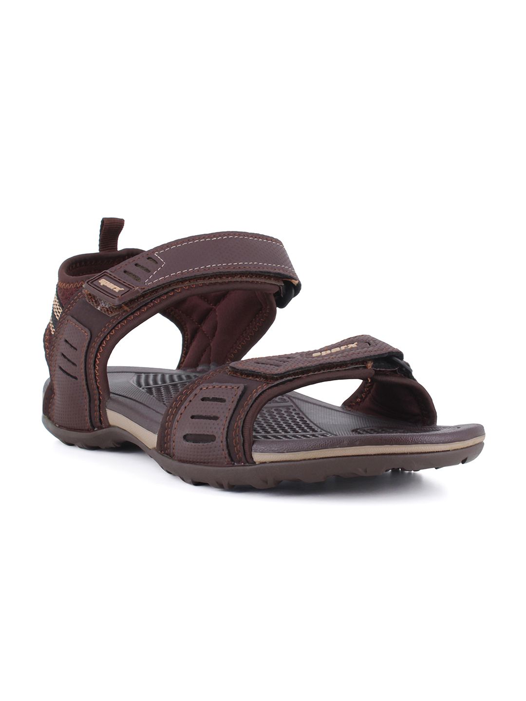 Sparx Men Tan & Brown Solid Sports Sandals-image-25
