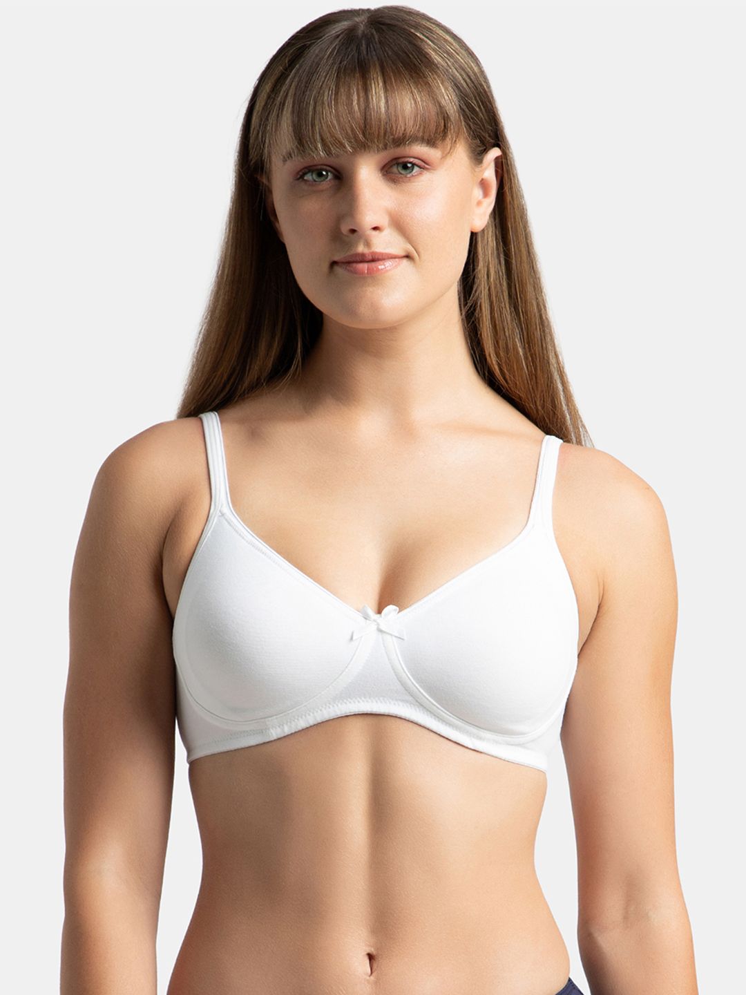 Jockey Wirefree Non Padded Super Combed Cotton Medium Coverage Everyday Bra-1722
