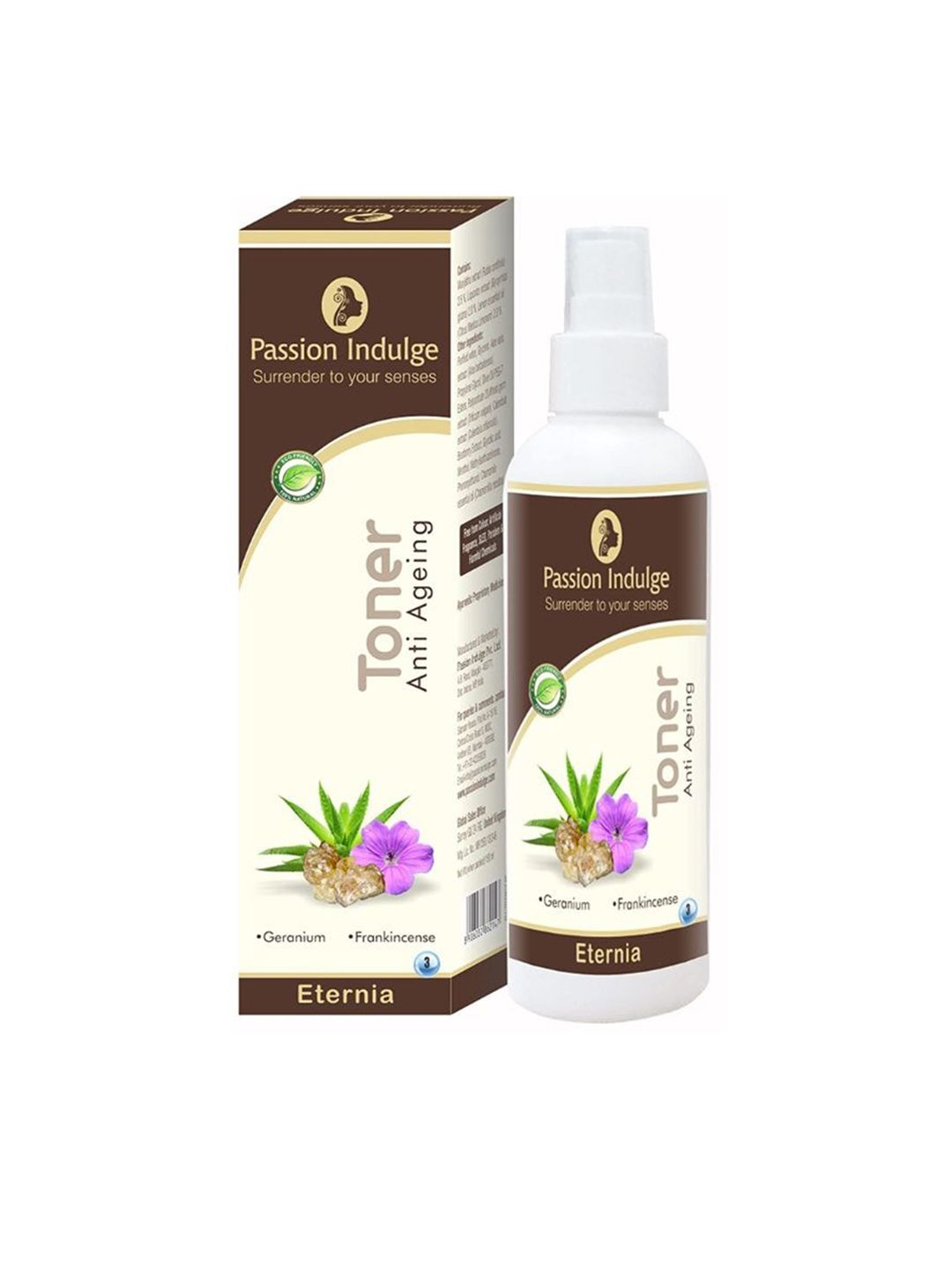 Passion Indulge Eternia Toner for Anti Aging with Geranium and Frankincense Oil - 100 ml-image-46