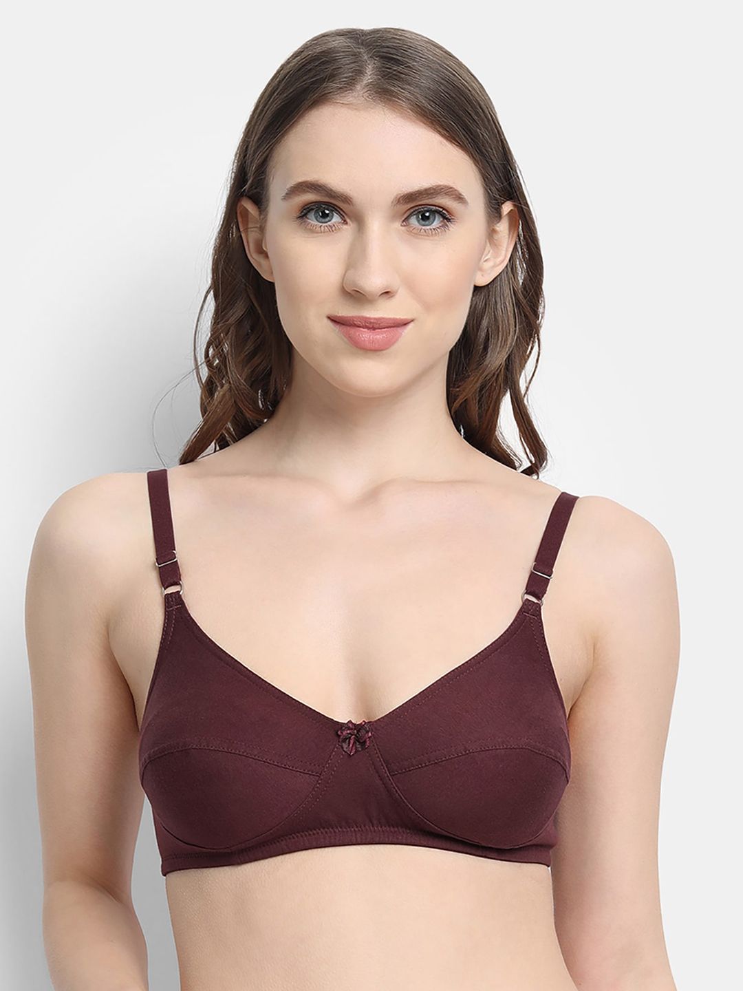 VStar Maroon T- Shirt Bra-image-0