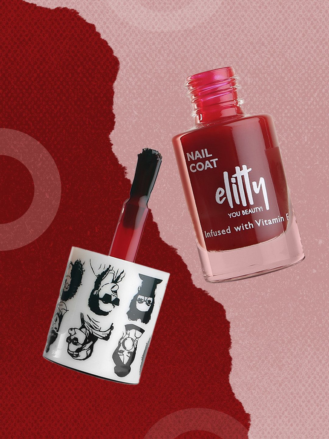 Elitty Mad Over Nails 12 Toxin Free Glossy Nail Polish with Witch Hazel 6ml - Bad Breakup-picture-31