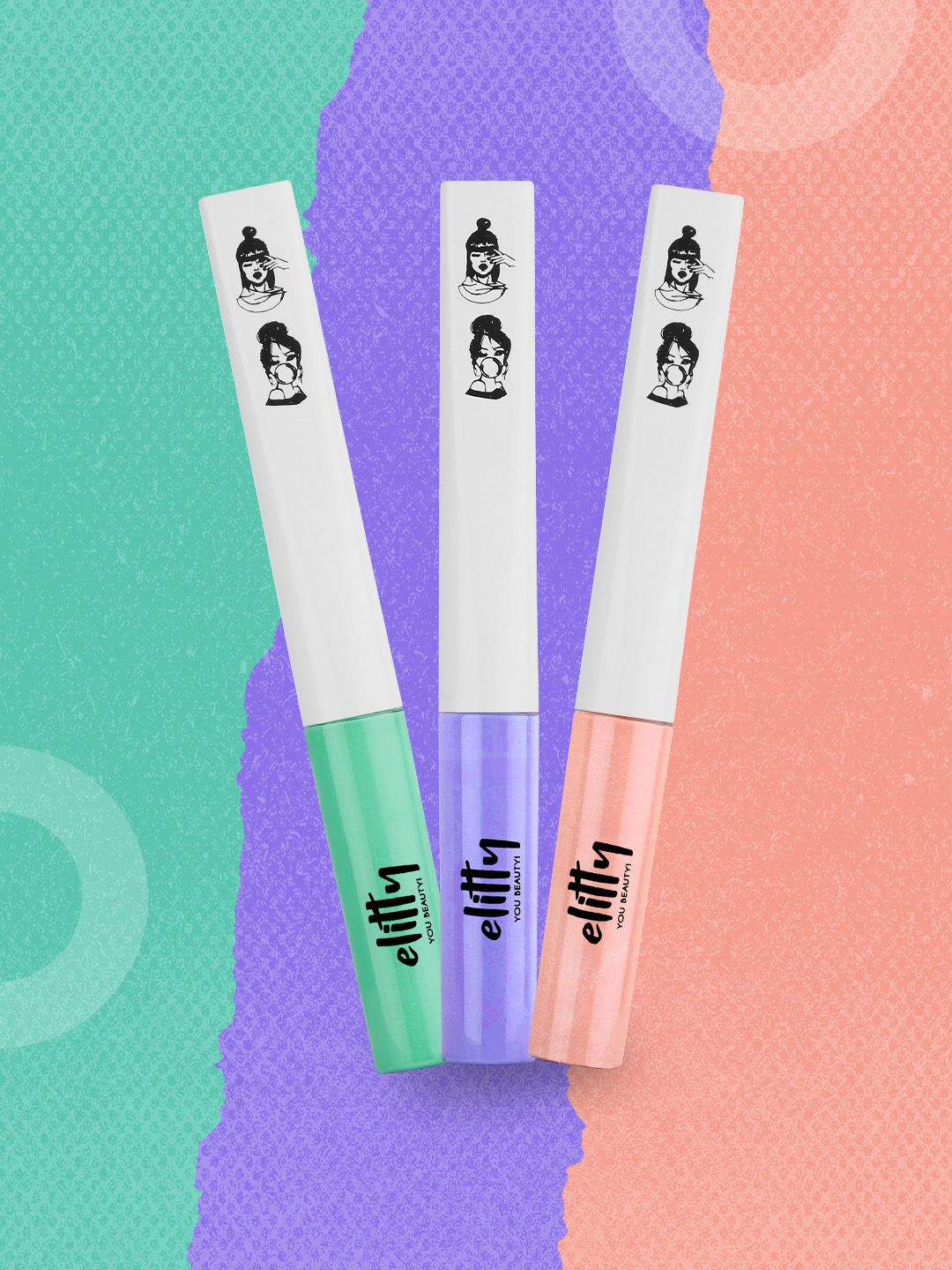 Elitty Teen Girls Set of 3 Eye Gotta Feeling Pastel Smudge Proof Matte Pop Eyeliner-picture-39