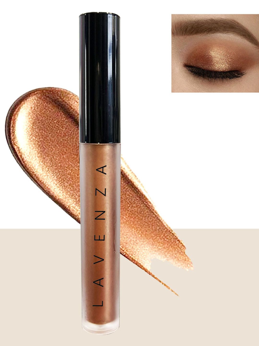 LAVENZA Colour Pop Liquid Liquid Eyeshadow Highlighter & Lip Topper 3ml - Mocha Love-picture-14