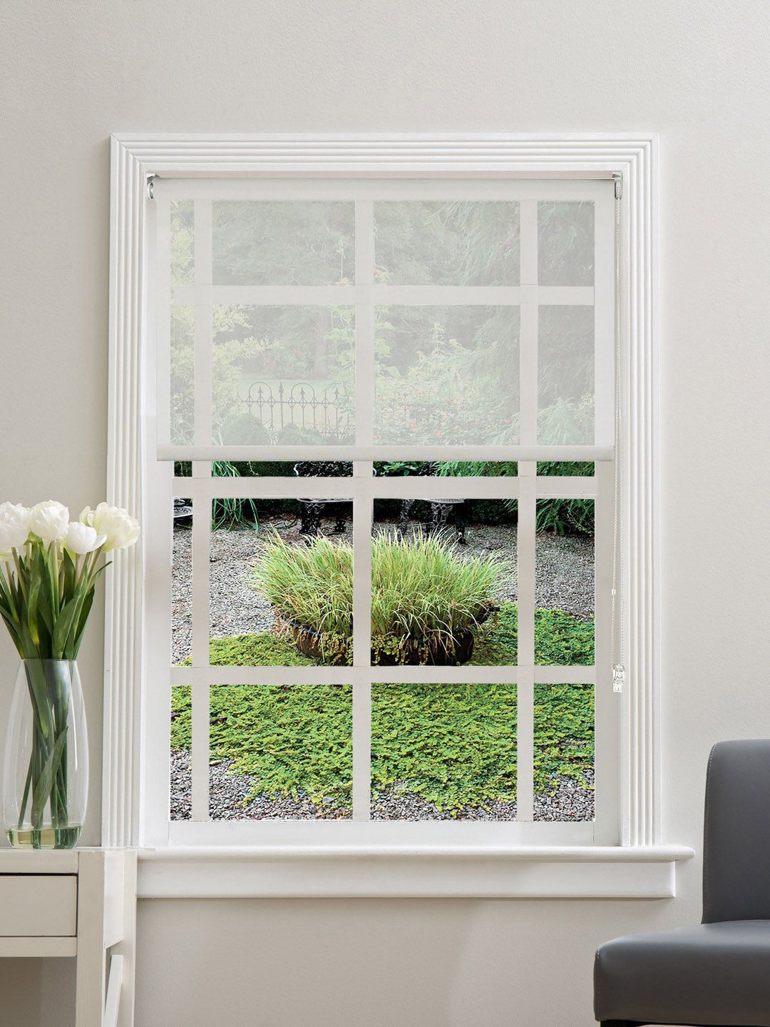 Deco Window Off White Sheer Window Blinds-image-43