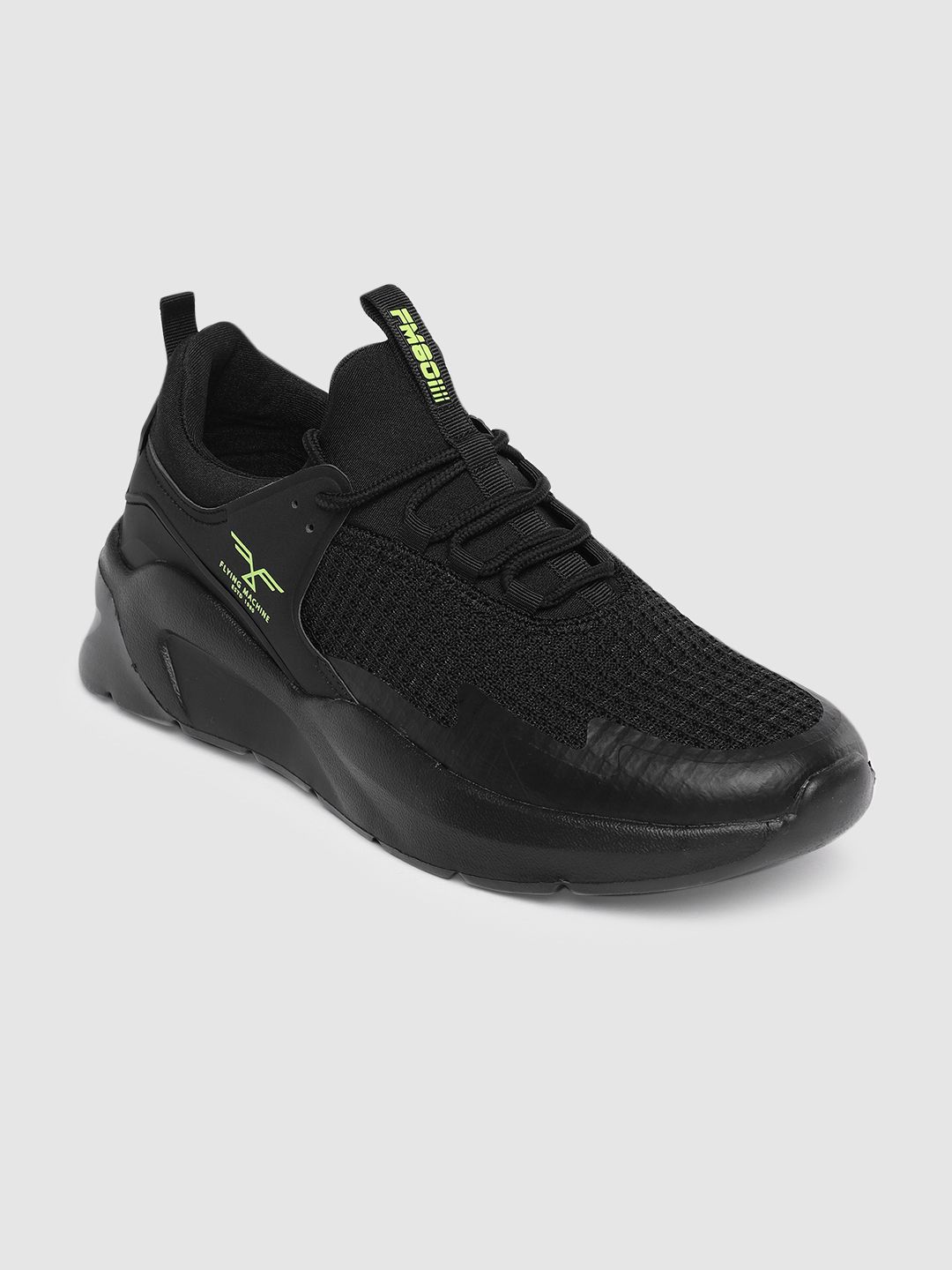 Flying Machine Men Black Crombie 2.0 Sneakers-picture-12