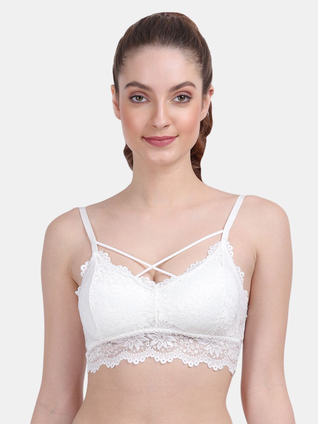 Amour Secret Women White Bra