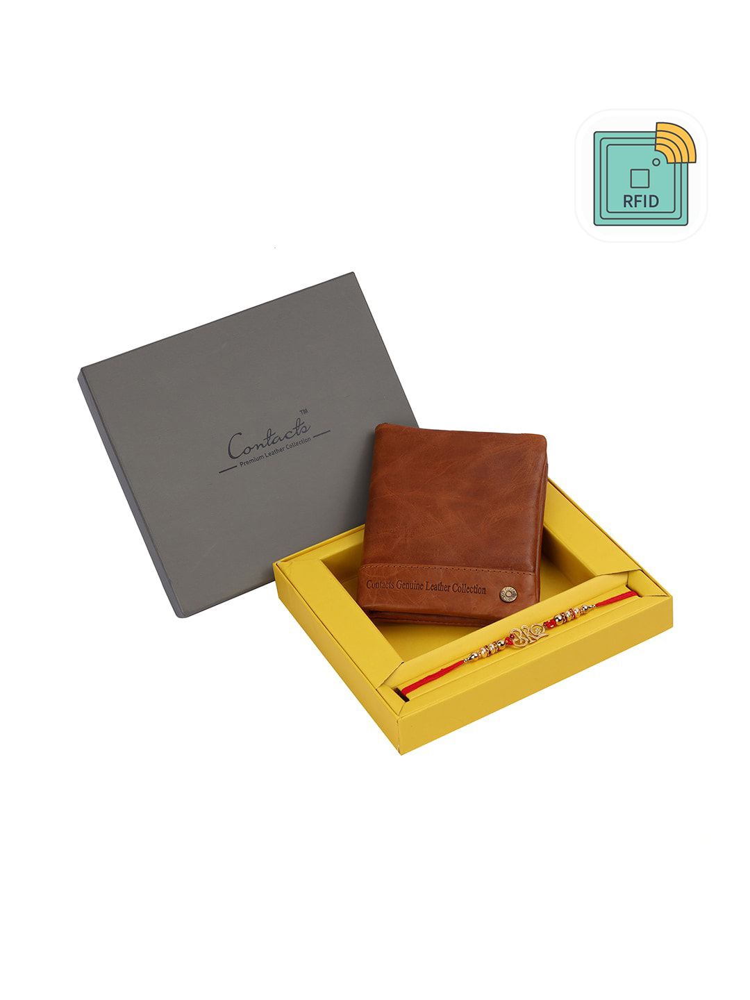 CONTACTS Men Beige Leather Two Fold Wallet-picture-13