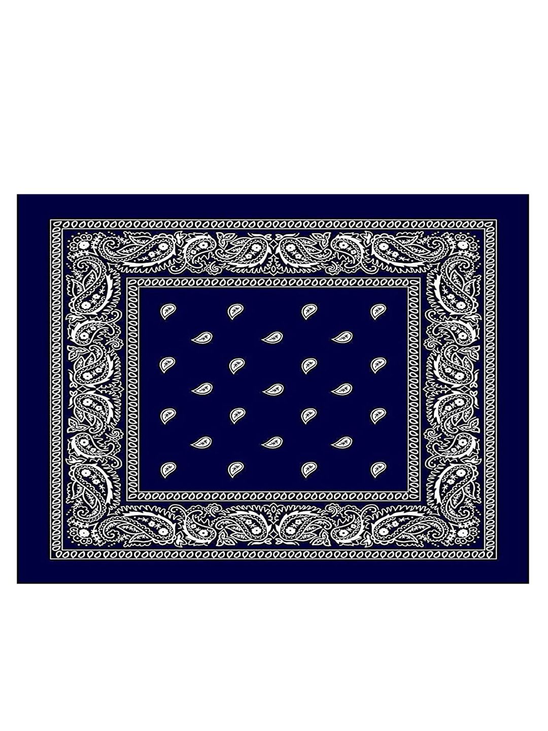 Aadikart Navy Blue Printed Cotton Bandanas-image-24