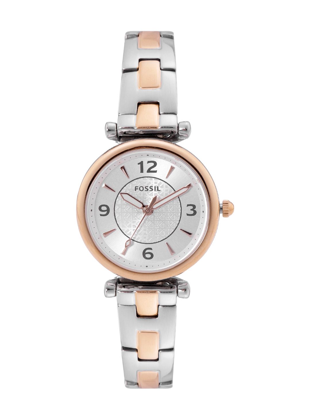 Buy Fossil Fossil Women Silver-Toned Carlie Analogue Watch ES5201