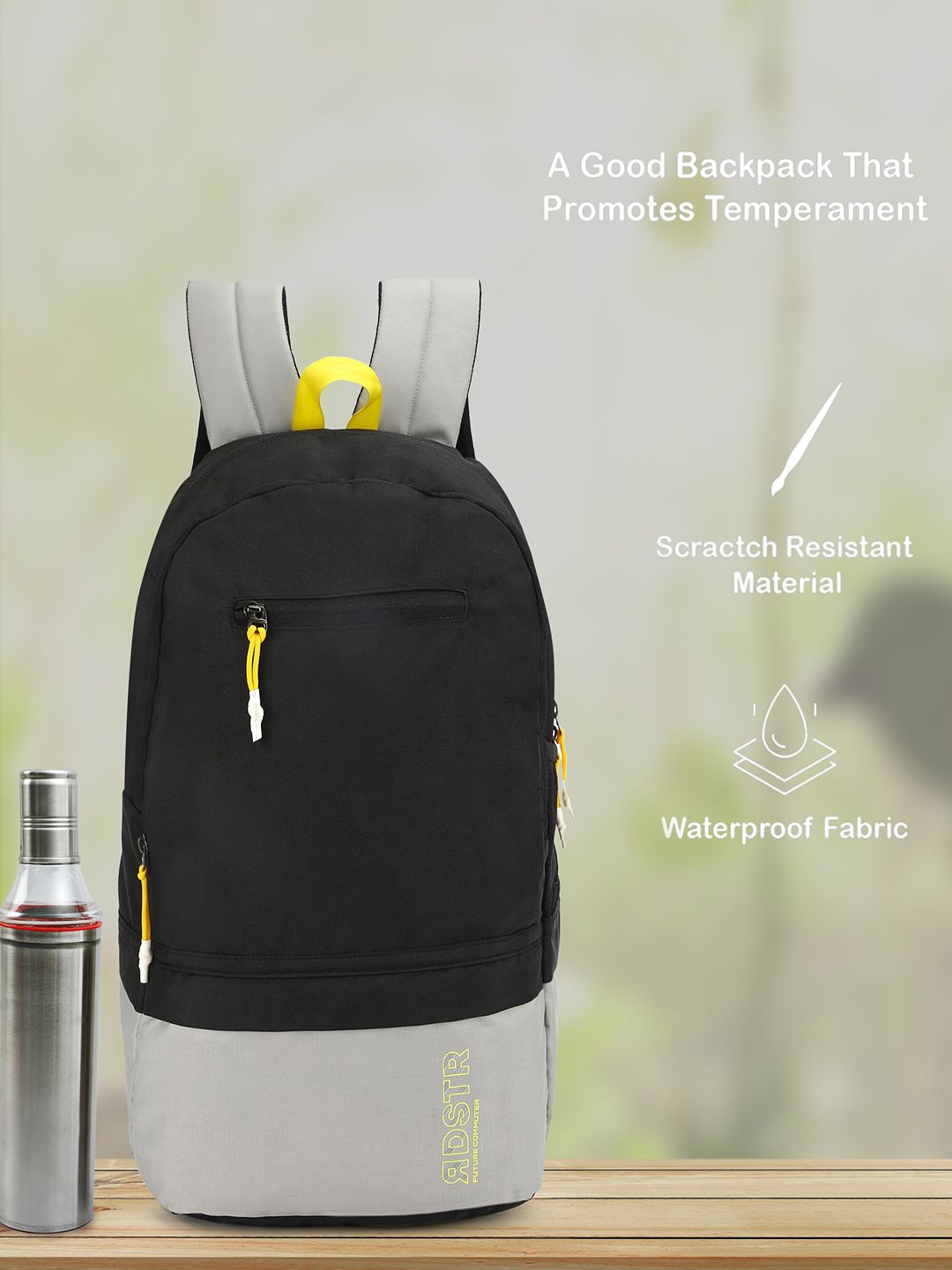 roadster x fwd Roadster Unisex Black Backpacks-picture-58