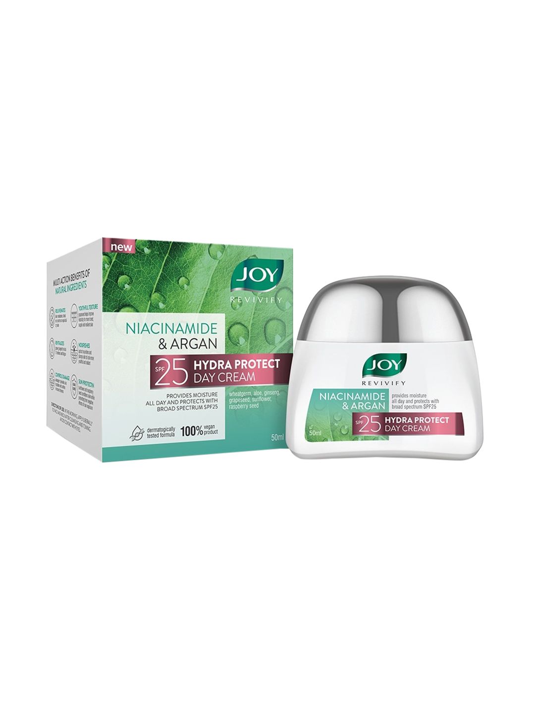 JOY Revivify Niacinamide & Argan With SPF 25 Hydra Protect Day Cream 50 ml-image-20