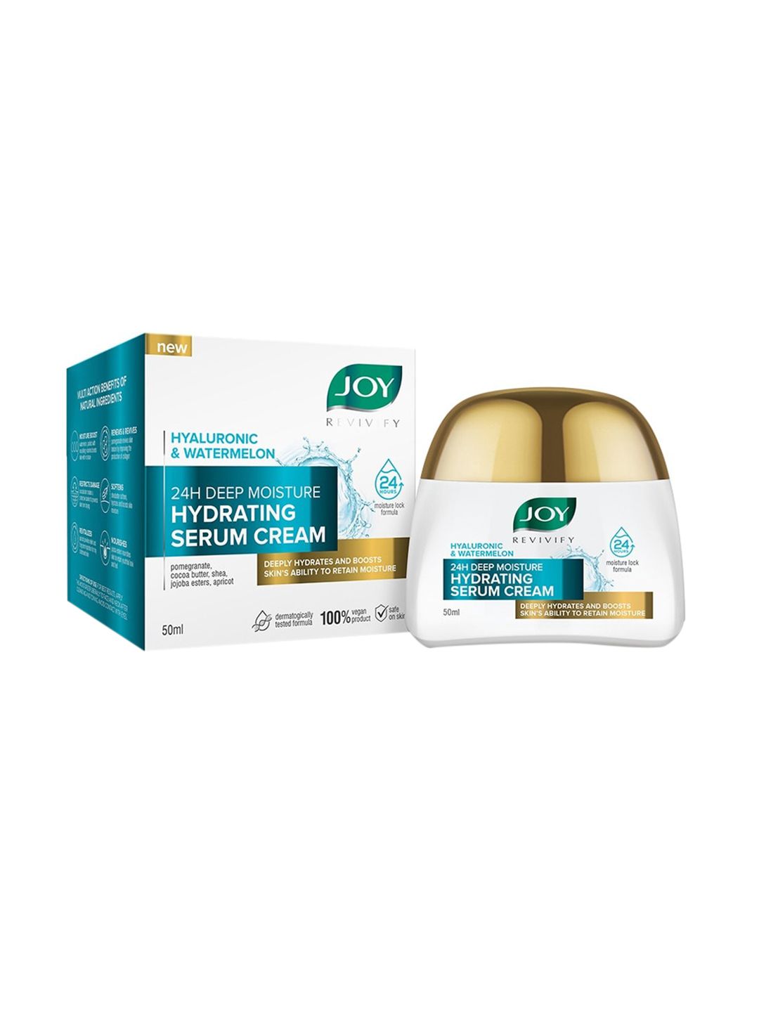 JOY Revivify Hyaluronic & Watermelon 24H Deep Moisture Hydrating Serum Cream 50 ml-image-40