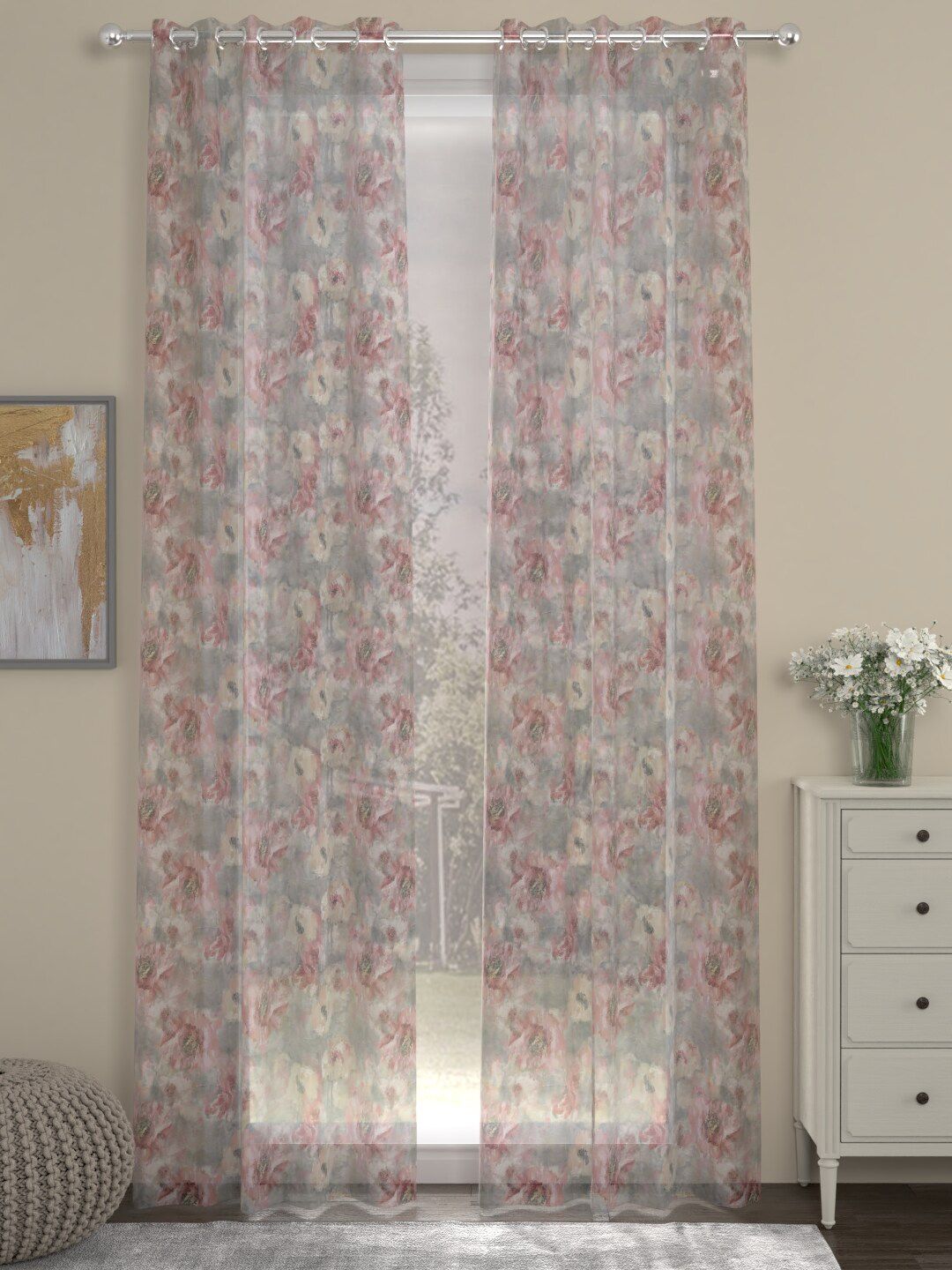 ROSARA HOME Unisex Multi Curtains and Sheers-picture-12
