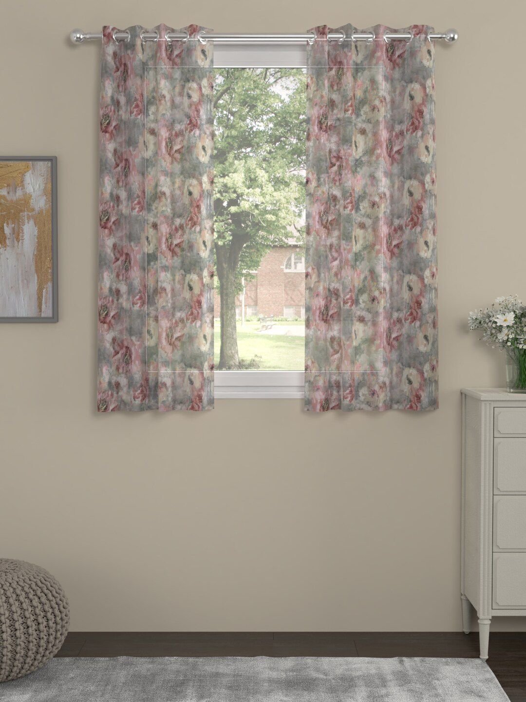 ROSARA HOME Unisex Multi Curtains and Sheers-picture-14