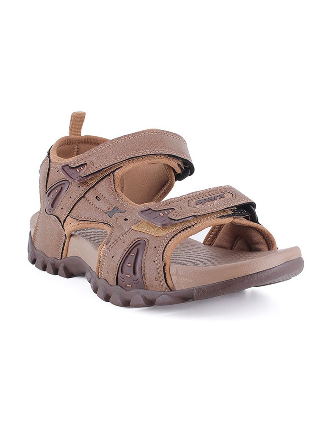 Sparx Men Camel Brown & Brown Sports Sandals-image-35