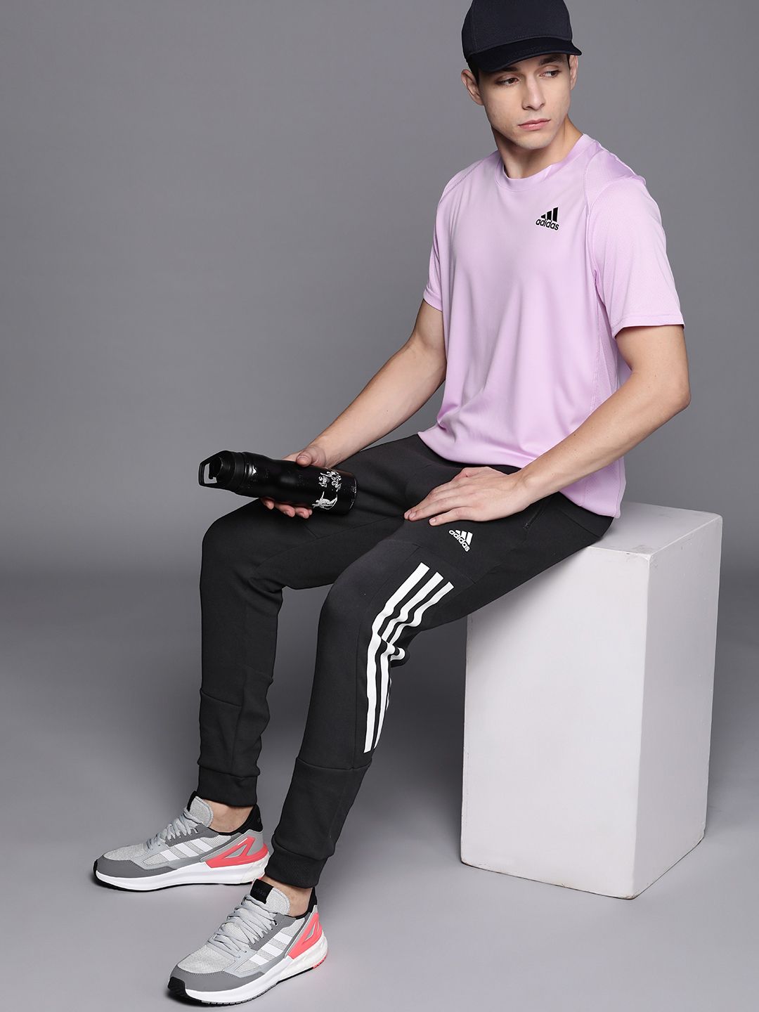 ADIDAS Men Black 3-Stripes Track Pants-image-29