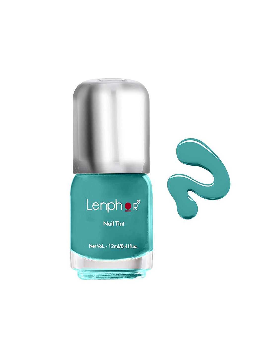 Lenphor Shiny Gel Finish Long-Lasting Nail Tint 12ml - Baby Blue 012-picture-11