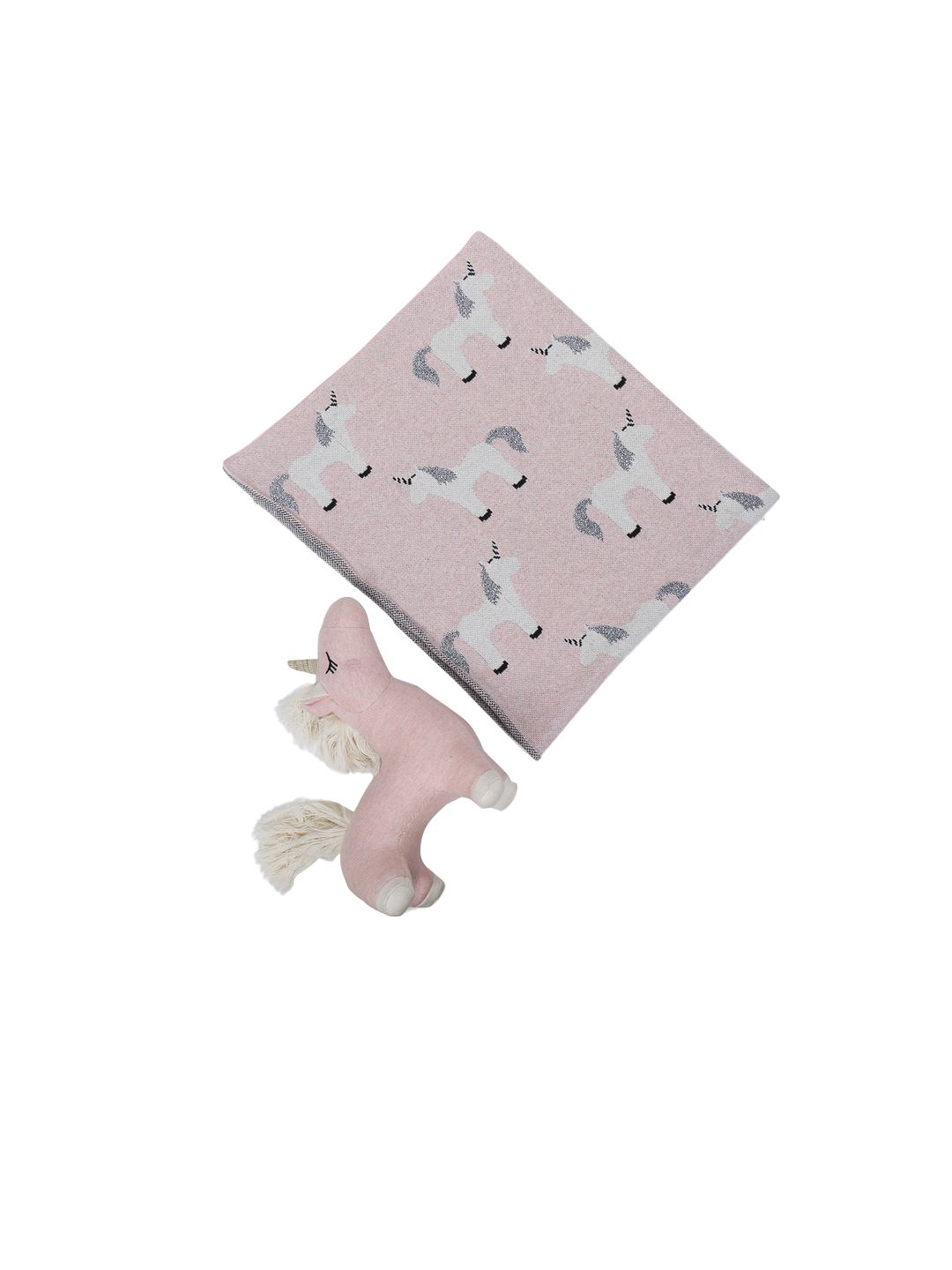 haus & kinder Unisex Kids Pink Blankets Quilts and Dohars-picture-1