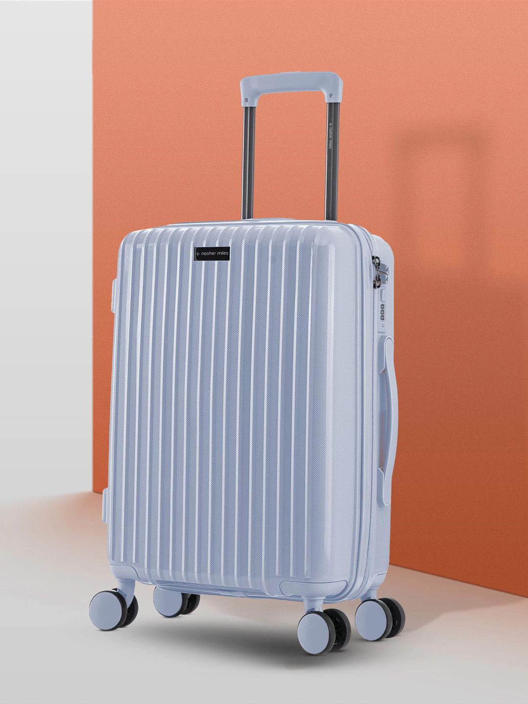 Nasher Miles Auroville Textured Hard Trolley Suitcases - 55 cm-picture-29