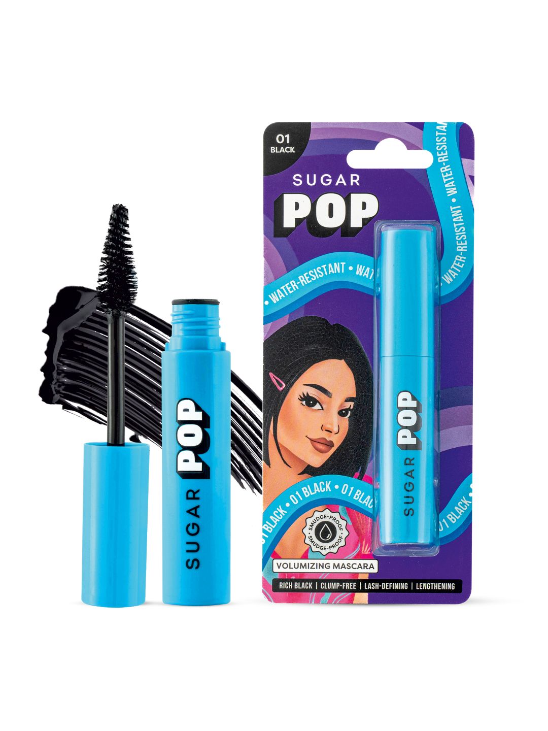 SUGAR POP Smudge Proof Lengthening Clump Free Volumizing Mascara 9ml-image-47