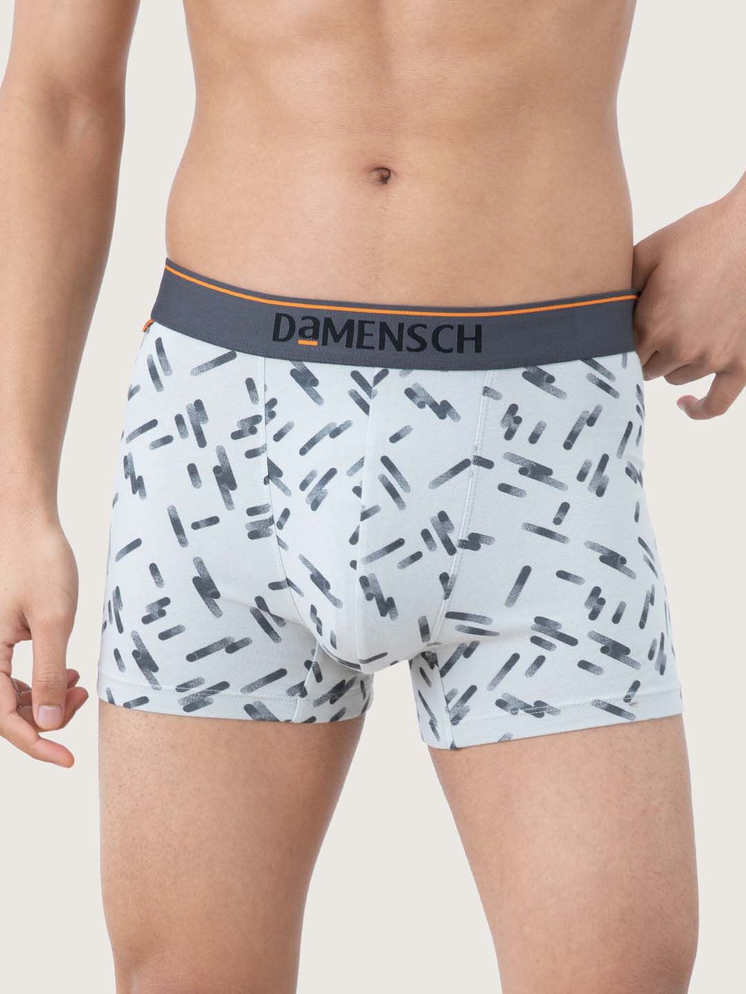 DAMENSCH Men Grey Printed Anti Bacterial Trunk DAM-CTP-T-SOG