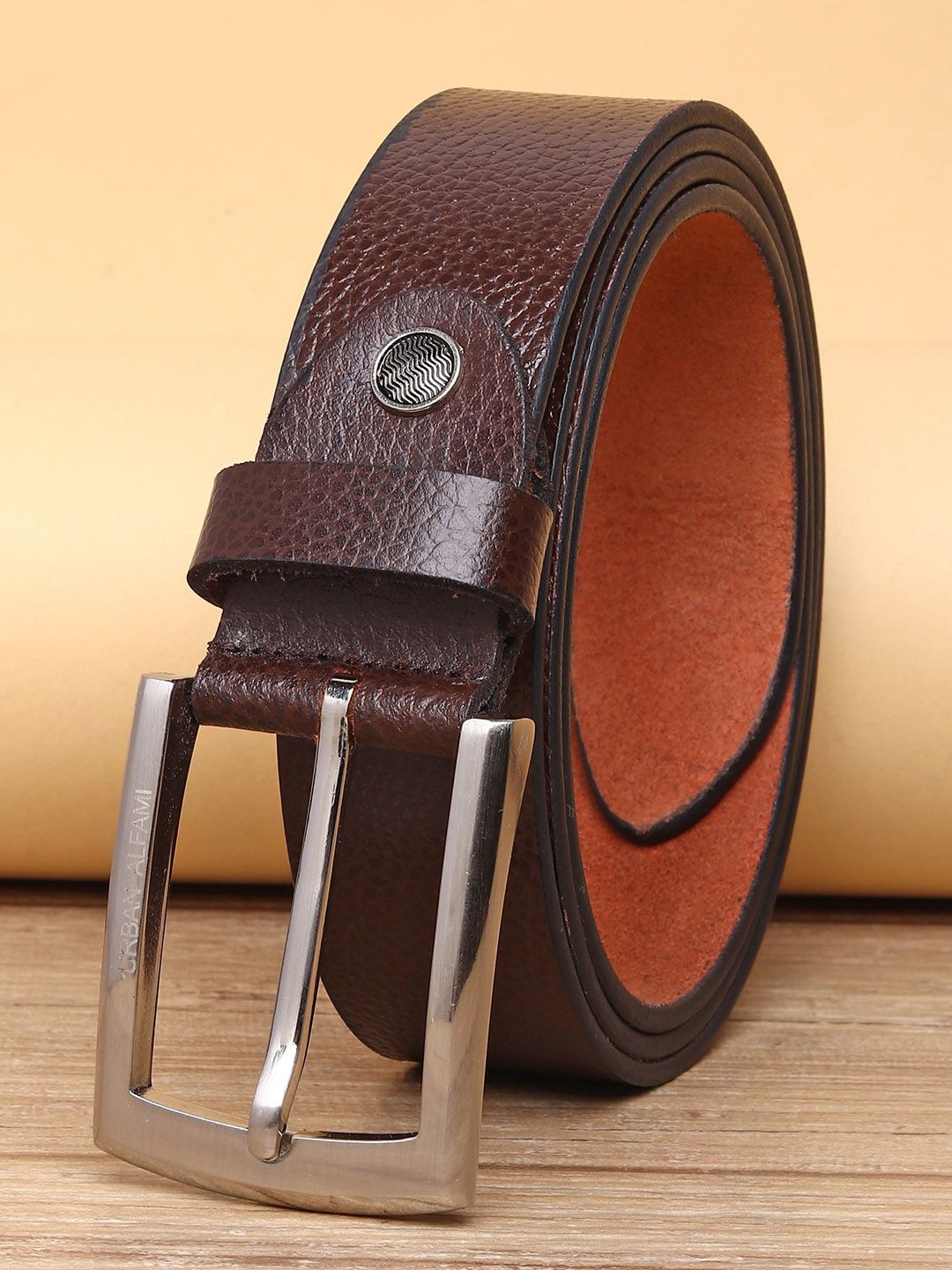 URBAN ALFAMI Men Textured Leather Belt-picture-16